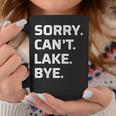 Womens Sorry - Cant - Lake - Bye - Vintage Style - Coffee Mug Unique Gifts