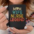 Womens Wife Mom Nurse Legend Womens Rn Lpn Mothers Day For Nurses Coffee Mug Personalized Gifts