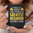 Worlds Great Neighbor Thank You Gift Coffee Mug Funny Gifts
