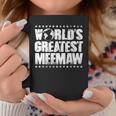 Worlds Greatest MeemawBest Ever Award Gift Coffee Mug Funny Gifts