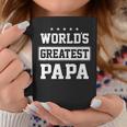 Worlds Greatest Papa Fathers Day Grandpa Coffee Mug Unique Gifts