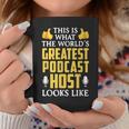 Worlds Greatest Podcast Host Thank You Gift Coffee Mug Funny Gifts