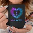 You Matter Dont Let Your Story End Semicolon Heart Coffee Mug Unique Gifts