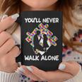 Youll Never Walks Alone Father Daughter Autism Dad Coffee Mug Unique Gifts