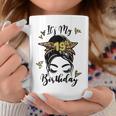 19Th Birthday Decorations Girl Messy Bun 19 Years Old Bday Coffee Mug Unique Gifts