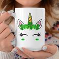 Rainbow Unicorn St Patricks Day Theme 8 9 10 12 Women Girls  Coffee Mug