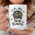 32Nd Birthday Decorations Girl Messy Bun 32 Years Old Bday Coffee Mug Unique Gifts