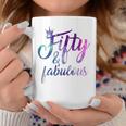 50Th Birthday Gift 50 Fifty And Fabulous Tshirts For Women Coffee Mug Unique Gifts