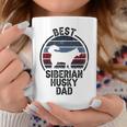 Best Dog Father Dad - Vintage Siberian Husky Coffee Mug Funny Gifts