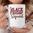 Black Friday Squad Buffalo Plaid Leopard Printed Gift Coffee Mug Unique Gifts