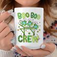 Boo Boo Crew Nurse St Patricks Day Shamrock Face Mask Nurse Coffee Mug Funny Gifts