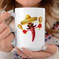 Cinco De Mayo Chili Pepper Dancing Moustache Mexican Coffee Mug Unique Gifts