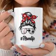 Classy Mom Life Soccer Messy Bun Baseball For Mothers Day Coffee Mug Unique Gifts