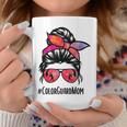 Color Guard Mom Messy Bun Marching Band School Mommy Mother Coffee Mug Personalized Gifts