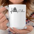 Cute Funny Keeshond Mom Mama Lovers Owner Heartbeat Gift For Womens Coffee Mug Unique Gifts