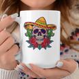 Day Of The Dead Sugar Skull Cinco De Mayo Coffee Mug Unique Gifts