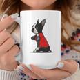 Funny Boston Terrier Dog I Love Mom Tattoo Dog Lover Gift Coffee Mug Personalized Gifts