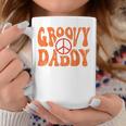 Groovy Daddy 70S Aesthetic Nostalgia 1970S Retro Dad Coffee Mug Funny Gifts