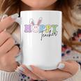 Hoppy Teacher Easter Bunny Ears With Smile Face Meme Coffee Mug Unique Gifts