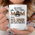 I Have Two Titles Mom And Bus Driver Mothers Day Leopard Coffee Mug Funny Gifts