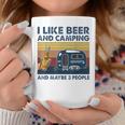 I Like Beer And Camping And Maybe 3 People Drink And Camping Coffee Mug Unique Gifts