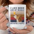 I Like Beer And My Beagle And Maybe 3 People Coffee Mug Funny Gifts