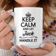 Keep Calm And Let Jack Handle It | Funny Name Gift - Coffee Mug Funny Gifts