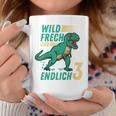 Kindergeburtstag Dino Tassen - Wild, Frech & 3 Jahre Alt Lustige Geschenke