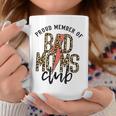 Leopard Proud Member Of Bad Moms Club Lightning Bolt Western Coffee Mug Personalized Gifts