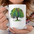 Mardi Gras Tree Beads New Orleans 2022 Watercolor Vintage Coffee Mug Funny Gifts