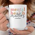 Mental Health Matters Awareness Retro Psychologist Women Coffee Mug Unique Gifts