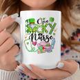 One Lucky Nurse Cute Gnome Shamrock St Patricks Day Coffee Mug Funny Gifts