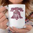 Philadelphia Street Map Liberty Bell Vintage Maroon Philly Coffee Mug Unique Gifts