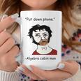 Put Down Phone Algebra Cabin Man Coffee Mug Unique Gifts