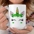 Rainbow Unicorn St Patricks Day Theme 8 9 10 12 Women Girls Coffee Mug Personalized Gifts