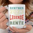 Rentner 2023 Rente Spruch Retro Vintage V2 Tassen Lustige Geschenke