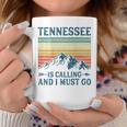 Tennessee Is Calling And I Must Go On Back Coffee Mug Funny Gifts