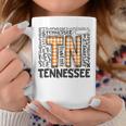 Tennessee State Flag Orange Plaid Tn Coffee Mug Funny Gifts
