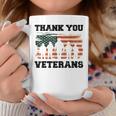 Thank You Veterans - Funny Gifts For Veterans Dad Grandpa Coffee Mug Funny Gifts
