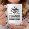 Throckmorton Blood Runs Through My Veins V2 Coffee Mug Funny Gifts