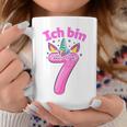 Unicorn 7. Geburtstag Tassen für Mädchen, Zauberhaftes 7 Jahre Motiv Lustige Geschenke