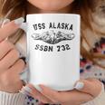 Uss Alaska Ssbn 732 Submarine Badge Vintage Coffee Mug Funny Gifts