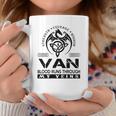 Van Blood Runs Through My Veins Coffee Mug Funny Gifts