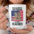Veterans Day My Favorite Veteran Is My Teacher For Kids Coffee Mug Funny Gifts
