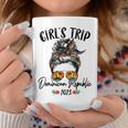 Womens Girls Trip Dominican Republic 2023 Bun Hair Group Besties Coffee Mug Unique Gifts