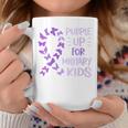 Womens Purple Up Military Child Butterfly - Military Brats Month Coffee Mug Funny Gifts