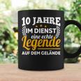 10 Jahre Im Dienst Legende Auf Dem Gelände Dienstjubiläum Tassen Geschenkideen