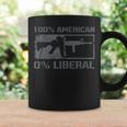 100 American 0 Liberal 2Nd Amendment Ar15 Rifle Funny Gun Coffee Mug Gifts ideas