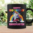 Unicorn Dancing Rainbow 100 Days Of Kindergarten Kids Girls  Coffee Mug