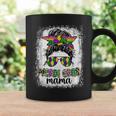 Messy Bun Hair Glasses New Orleans Carnival Mardi Gras Mama  V2 Coffee Mug